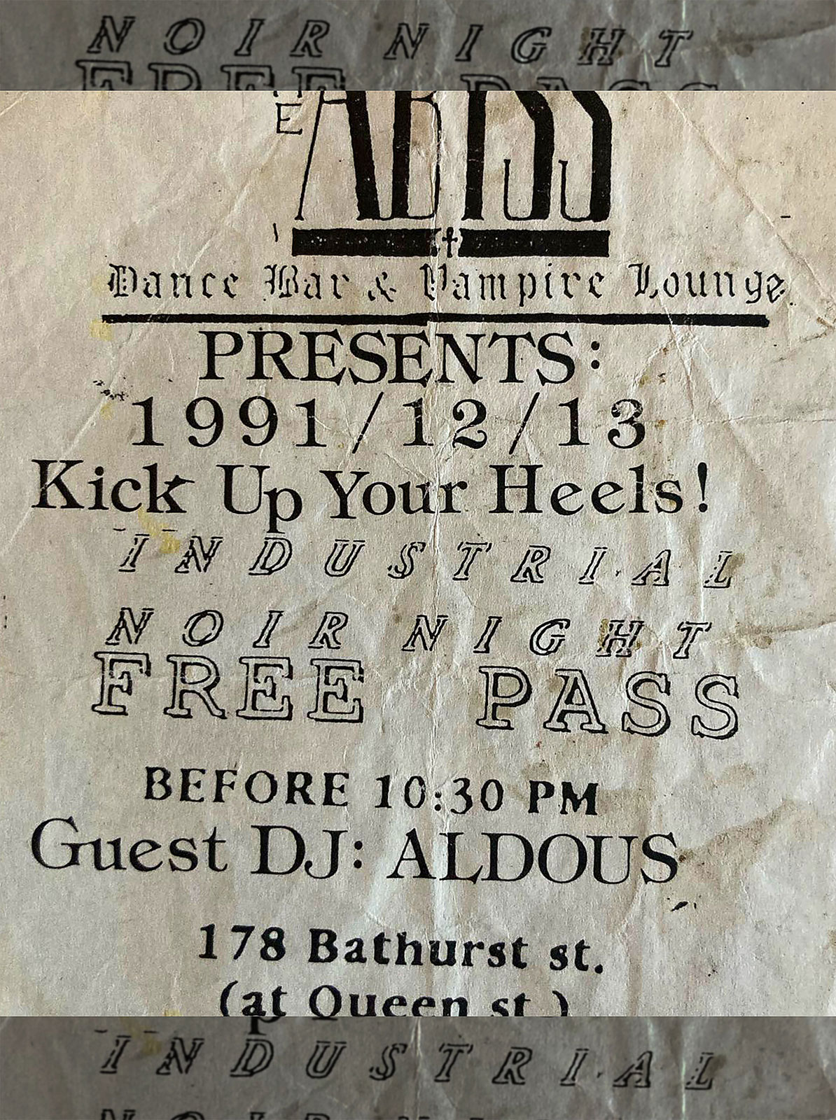 The Furies archive — Toronto proto-goth underground, image 27